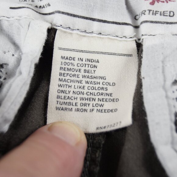 URBAN PIPELINE MEN'S COTTON CARGO SHORTS, SNAP POCKETS, ALL COTTON - Picture 3 of 9